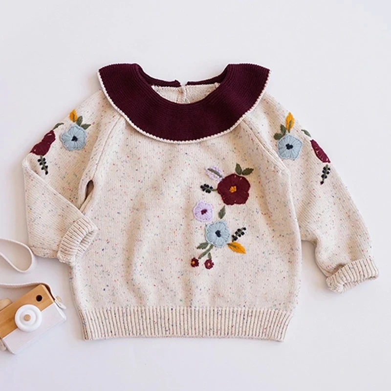 Cumpara Fete cu maneca lunga pulover pulovere fete ani papusa guler primavara toamna pentru copii fete copii | Pulovere ~ Maxim100lei.ro
