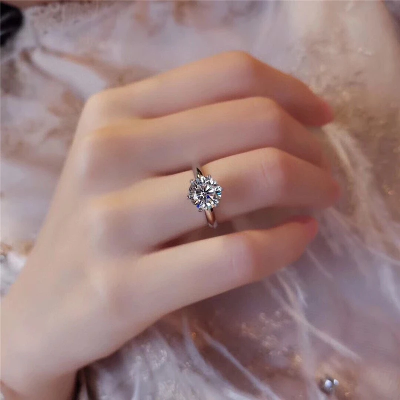 Post impresionism Nu poti evaporare  Cumpara Pur de argint s925 clasic feminin mossan inel cu diamant,  strălucitor carate inel, da prietena cadou de logodnă, la modă | Bijuterii  Fine ~ Maxim100lei.ro